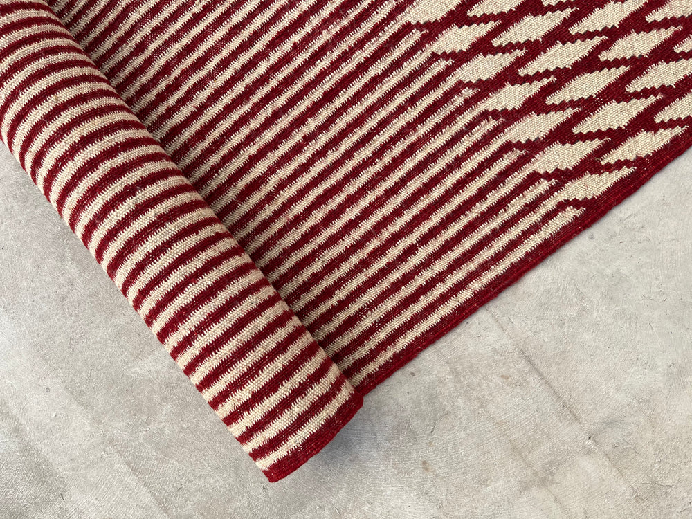 Alfombra Blur Rojo Circular Market