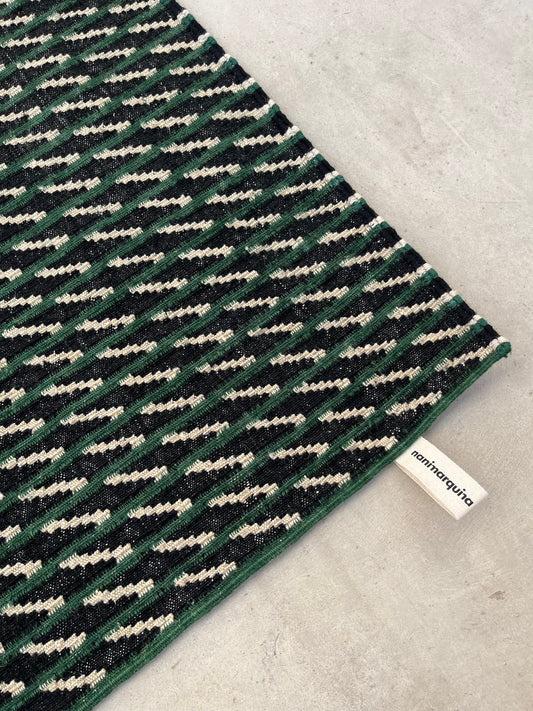 Alfombra Blur Verde Circular Market