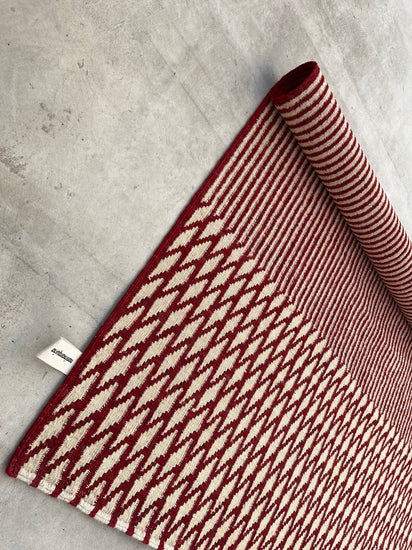 Alfombra Blur Rojo Circular Market