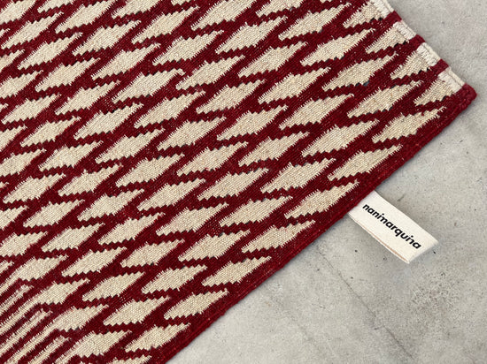 Alfombra Blur Rojo Circular Market