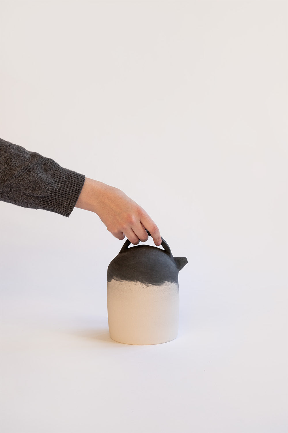 Artisanal earthenware pitcher