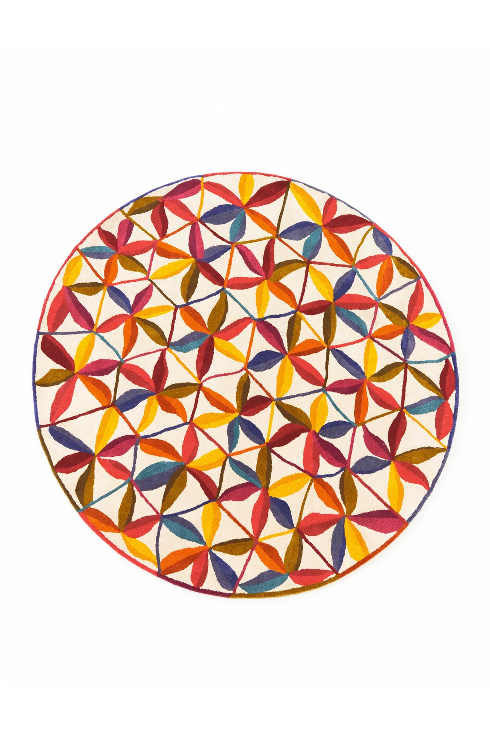 Kala Round Rug in support with Care & Fair - nanimarquina