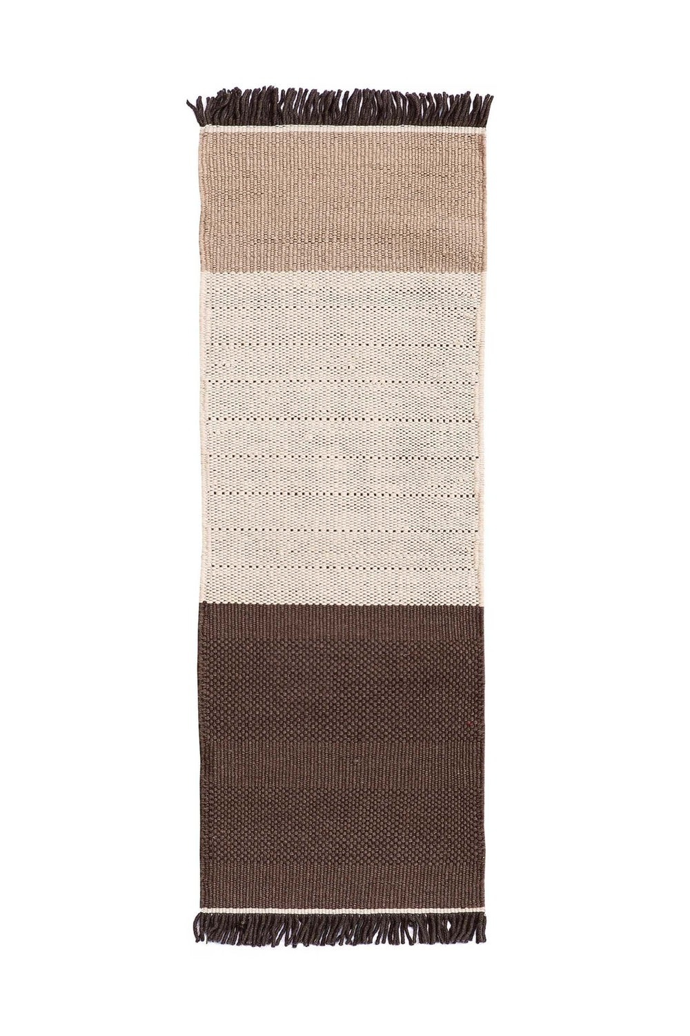 Alfombra Tres Stripes Chocolate runner L